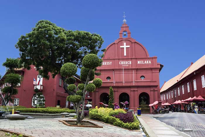 دیدنیهای شهر ملاکا مالزی,کلیسای کریس-christ_church