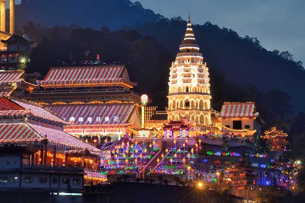 جاذبه های گردشگری پنانگ مالزی - معبد کک لوک سی-kek_lok_si_temple