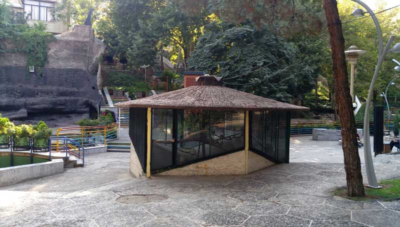 قفس حیوانات پارک ساعی