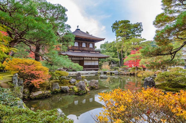 دیدنیهای شهر کیوتو ژاپن - معبد Ginkakuji