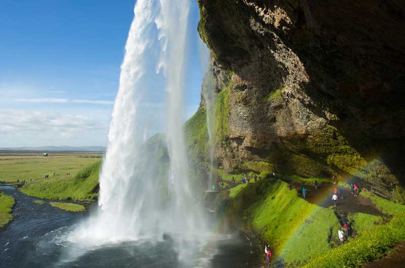 دیدنیهای ایسلند,جاذبه های توریستی ایسلند,seljalandsfoss